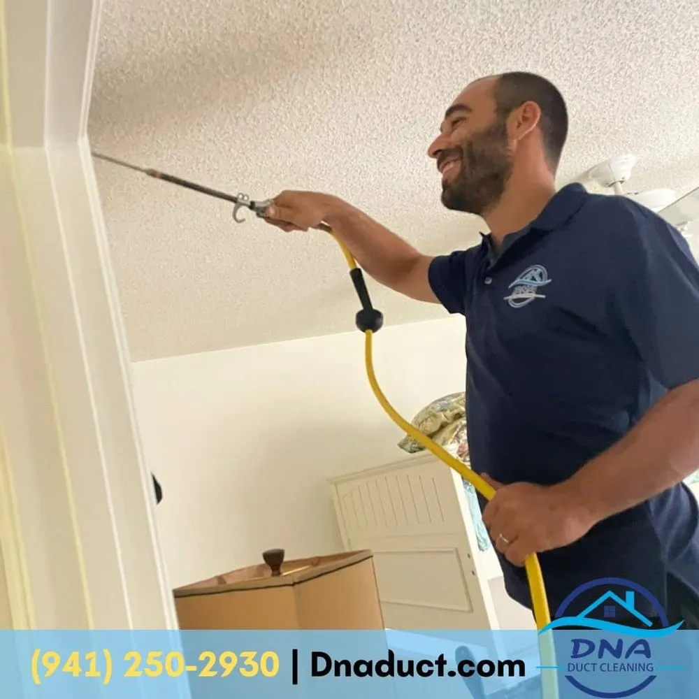 Slide of DNA Air Duct Cleaning