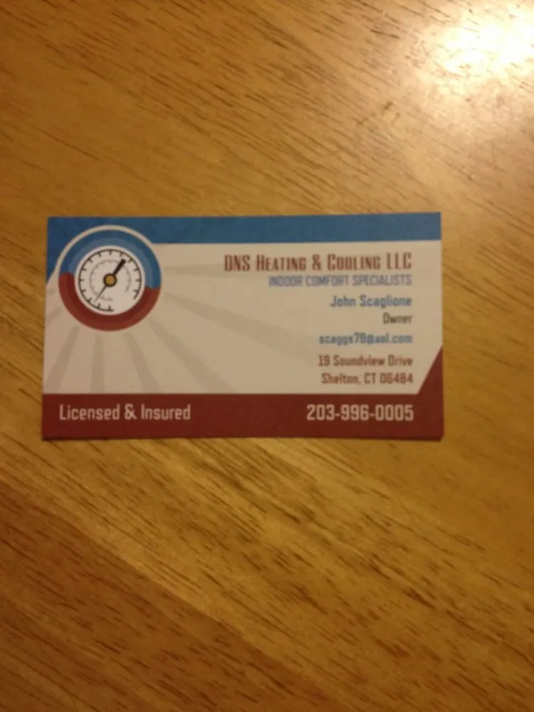Slide of DNS Heating & Cooling, LLC