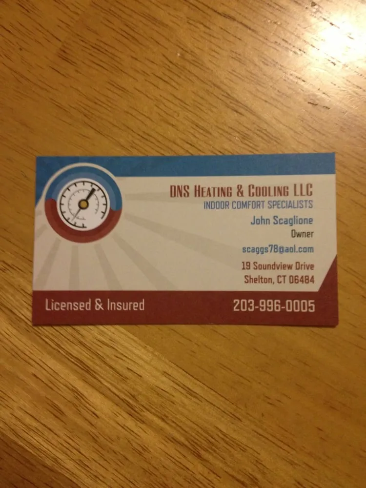 Slide of DNS Heating & Cooling, LLC