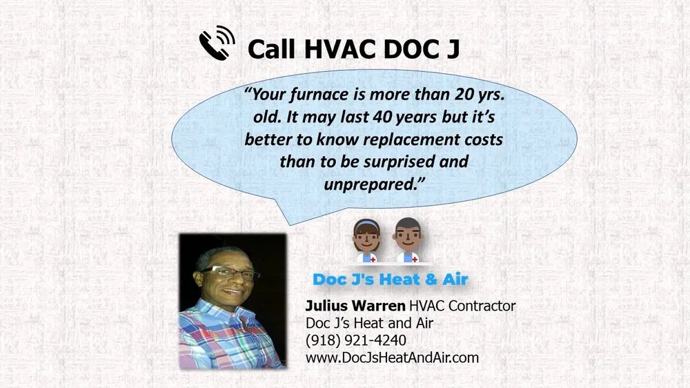 Slide of Doc J's Heat and Air