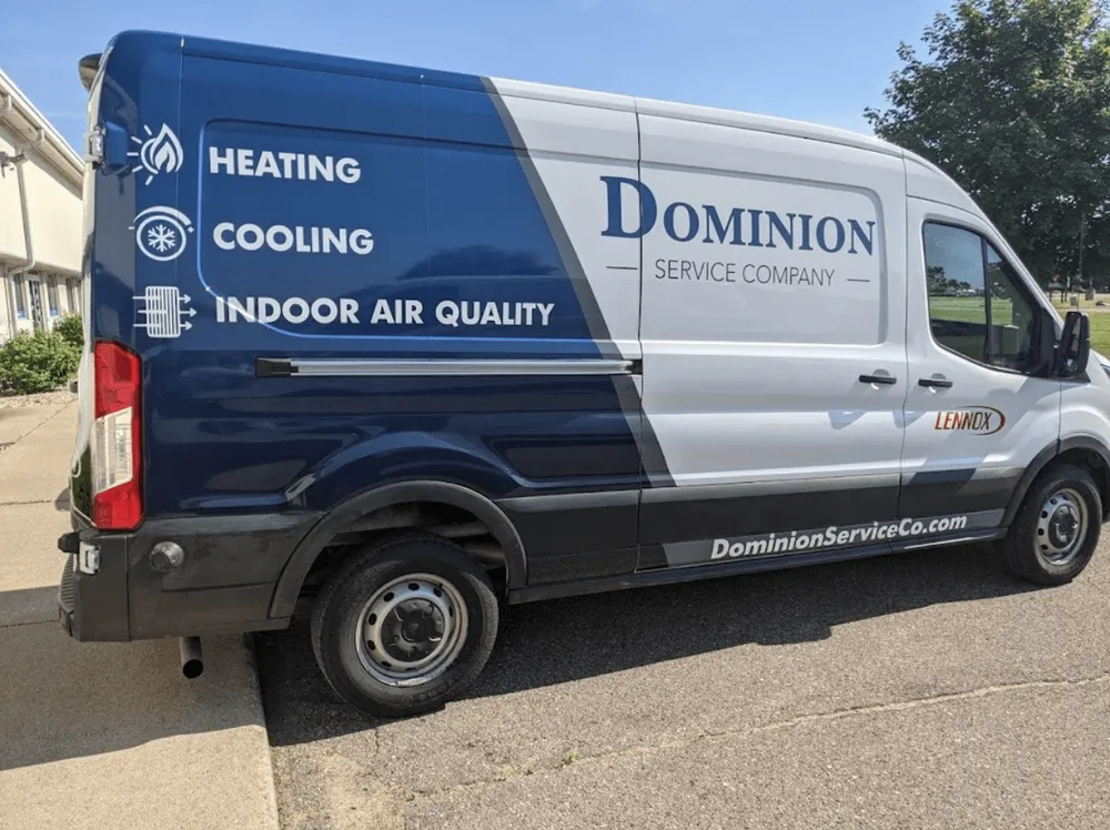 Slide of Dominion Service Company