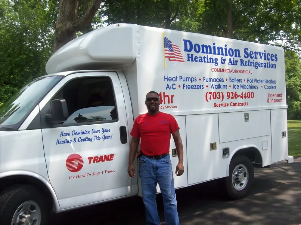 Slide of Dominion Services Heating & Air Conditioning Refrigeration