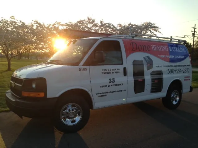 Slide of Done Heating & Cooling