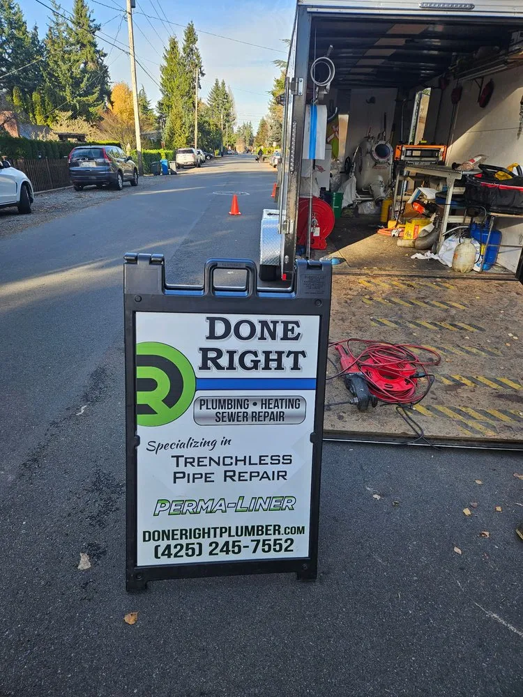 Slide of Done Right Plumbing, Heating, and Sewer Repair