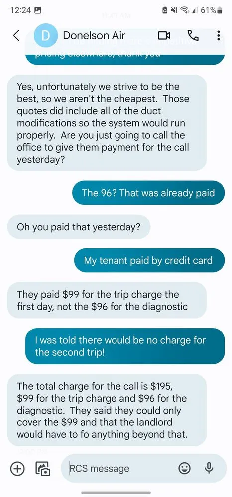 Slide of Donelson Air Service Experts