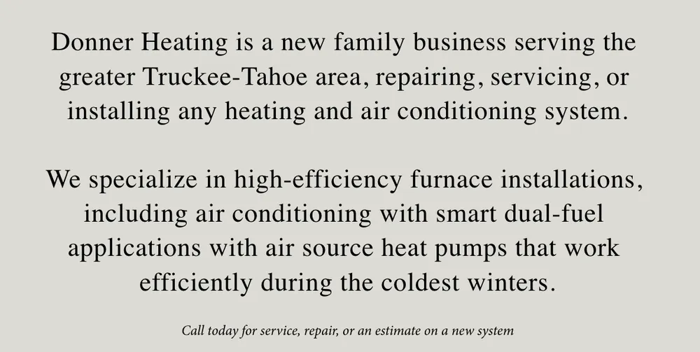Slide of Donner Heating and Air