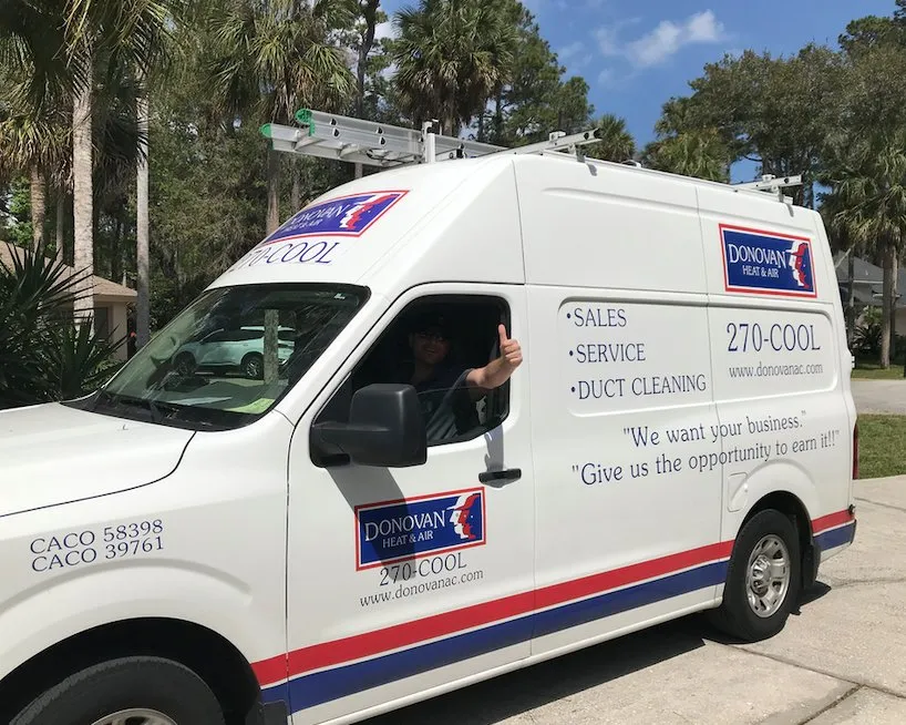 Slide of Donovan Heat & Air