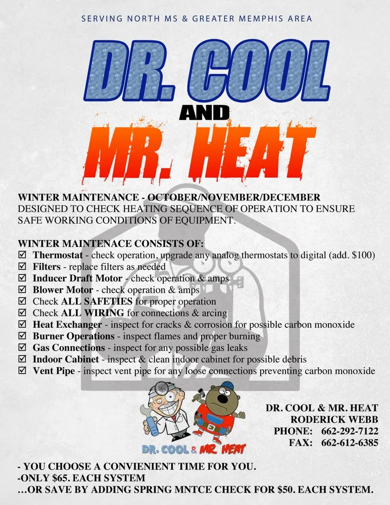 Slide of Dr Cool & Mr Heat