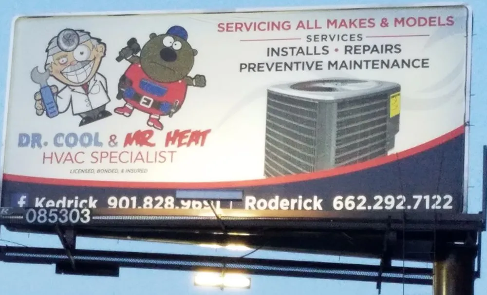 Slide of Dr Cool & Mr Heat