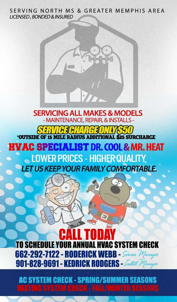 Slide of Dr Cool & Mr Heat