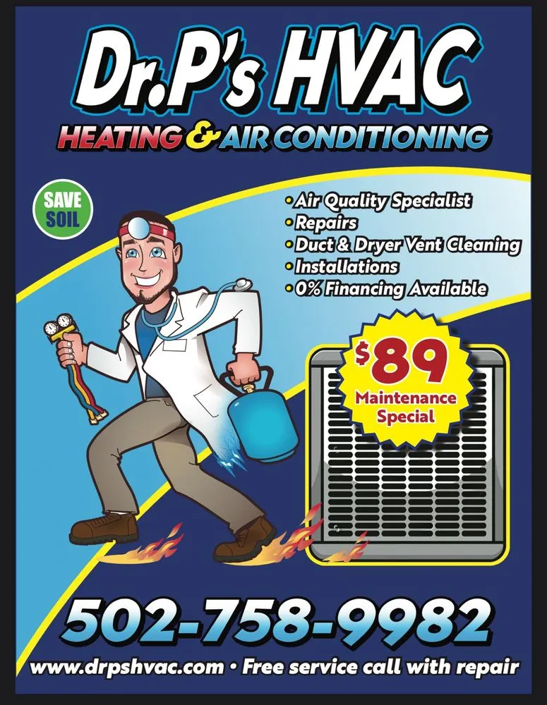 Slide of Dr P's HVAC Heating & Air Conditioning