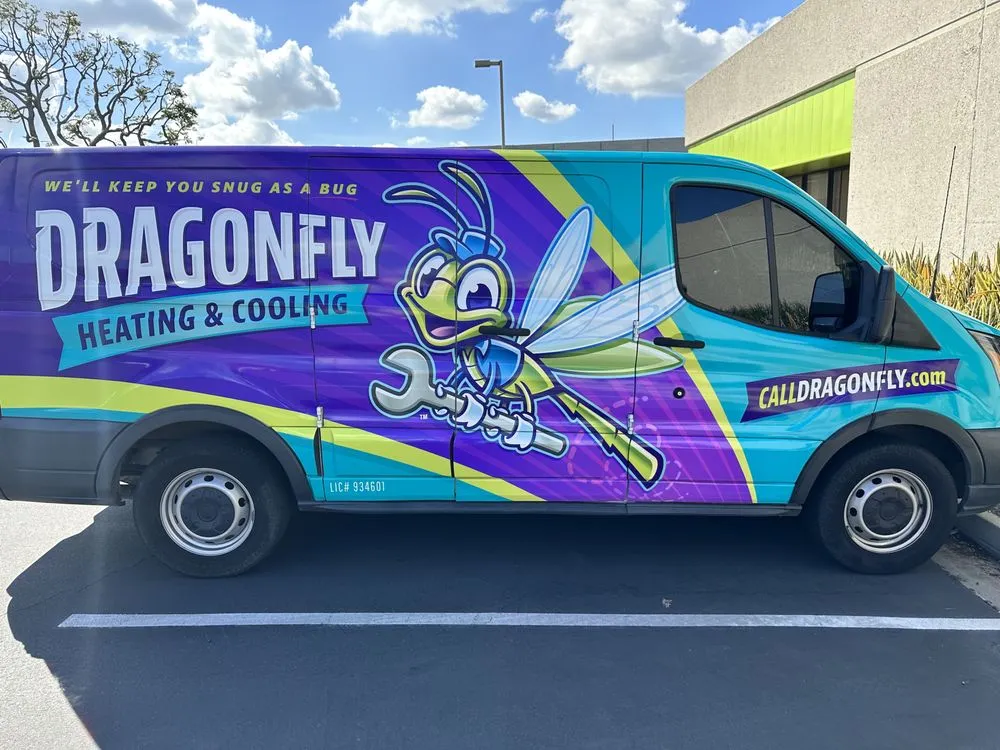 Slide of Dragonfly Heating & Cooling