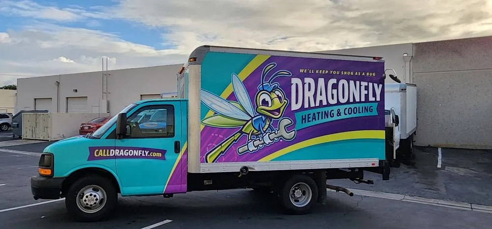 Slide of Dragonfly Heating & Cooling