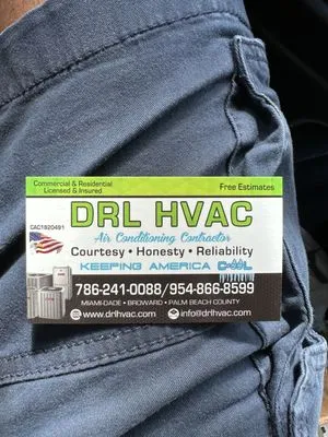 DRL Modern HVAC Logo