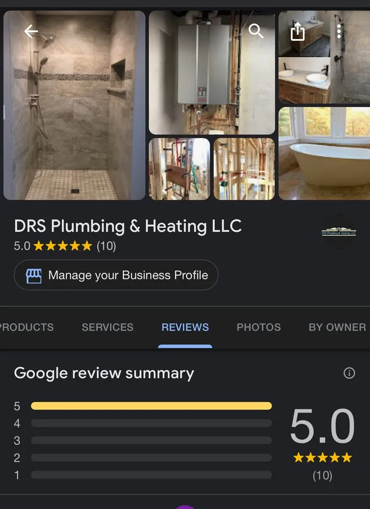 Slide of DRS Plumbing & Heating
