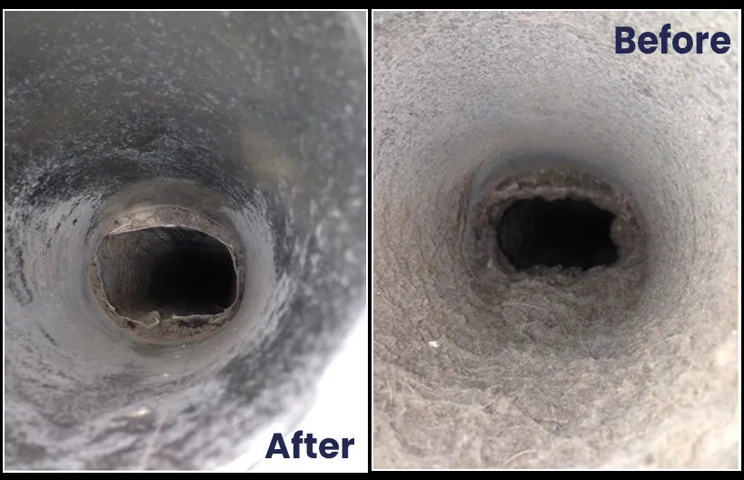 Slide of Dryer Vent Cleaning