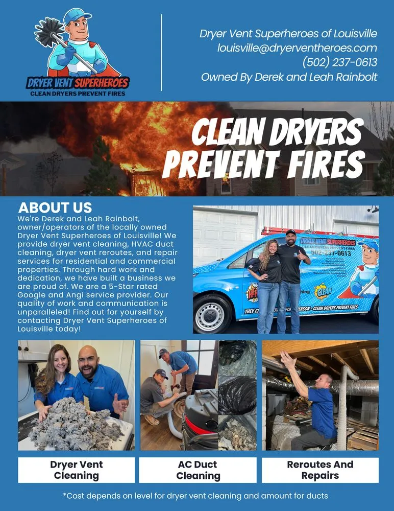 Slide of Dryer Vent Superheroes Louisville