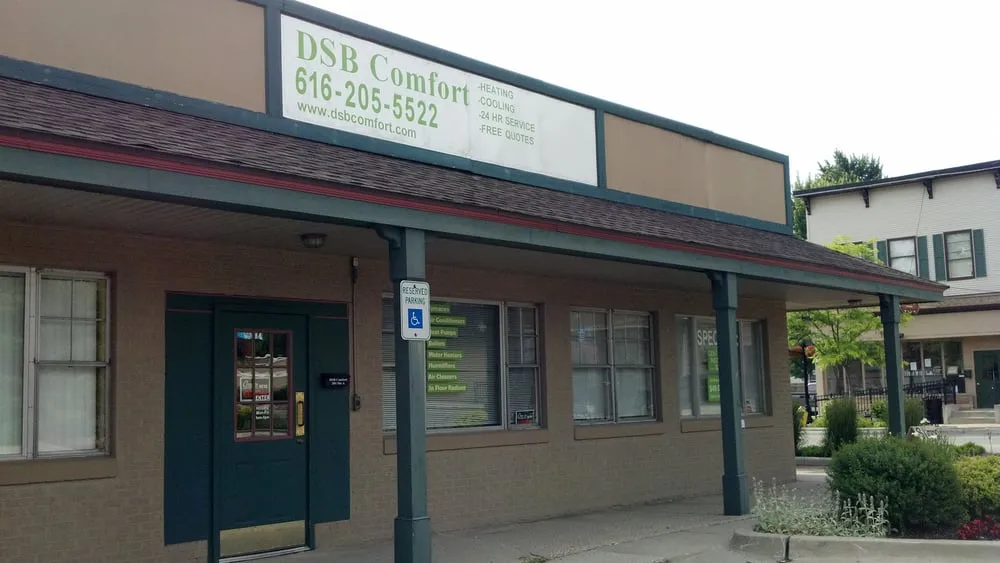 Slide of DSB Comfort Zone Heating and Cooling