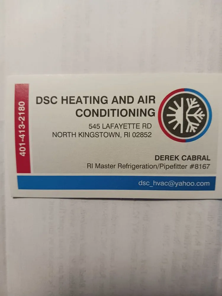 Slide of DSC Heating and Air Conditioning
