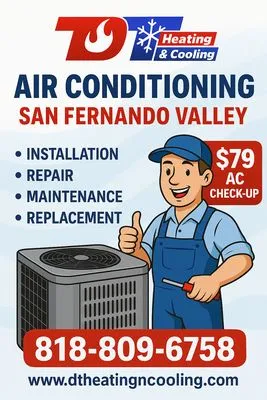 DT Heating & Cooling Logo