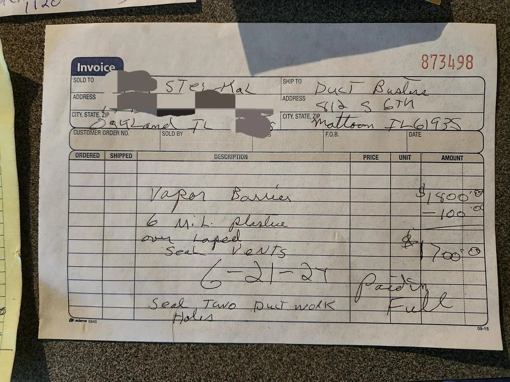 Slide of Duct Busters