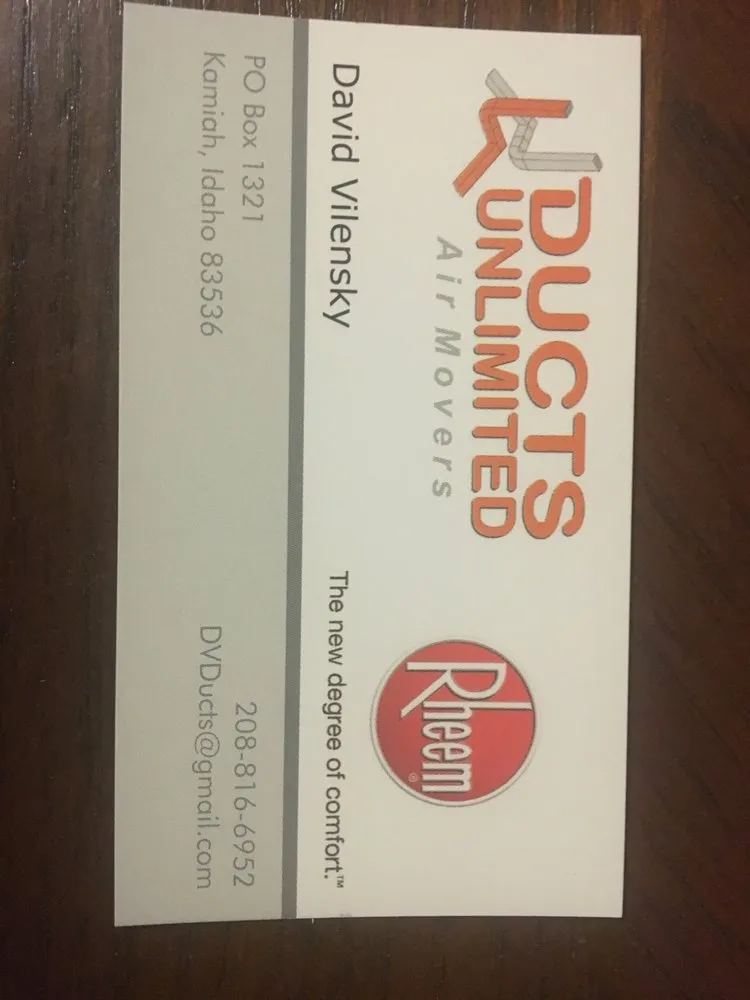 Slide of Ducts Unlimited