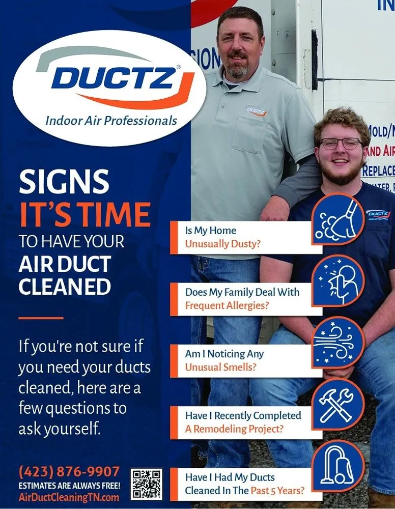 Professional furnace service experts serving Hixson, TN - Ductz Indoor Air Professionals of Chattanooga