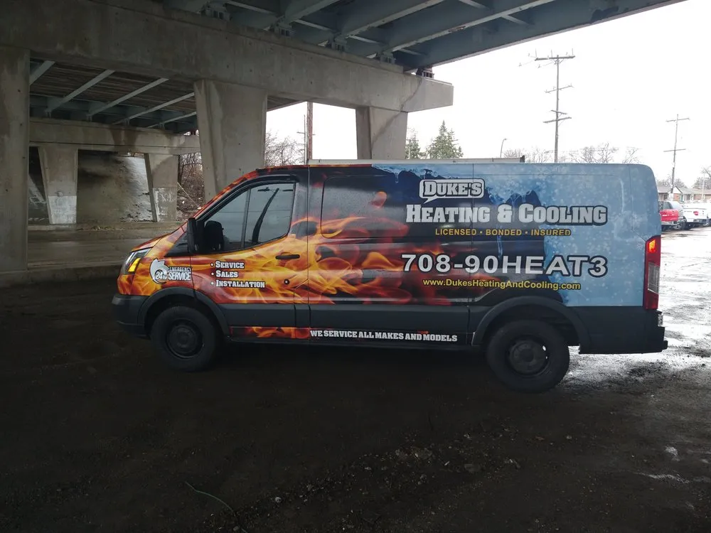 Slide of Dukes Heating