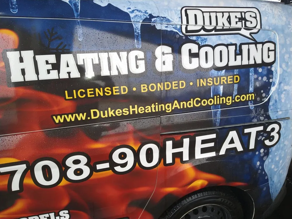 Slide of Dukes Heating