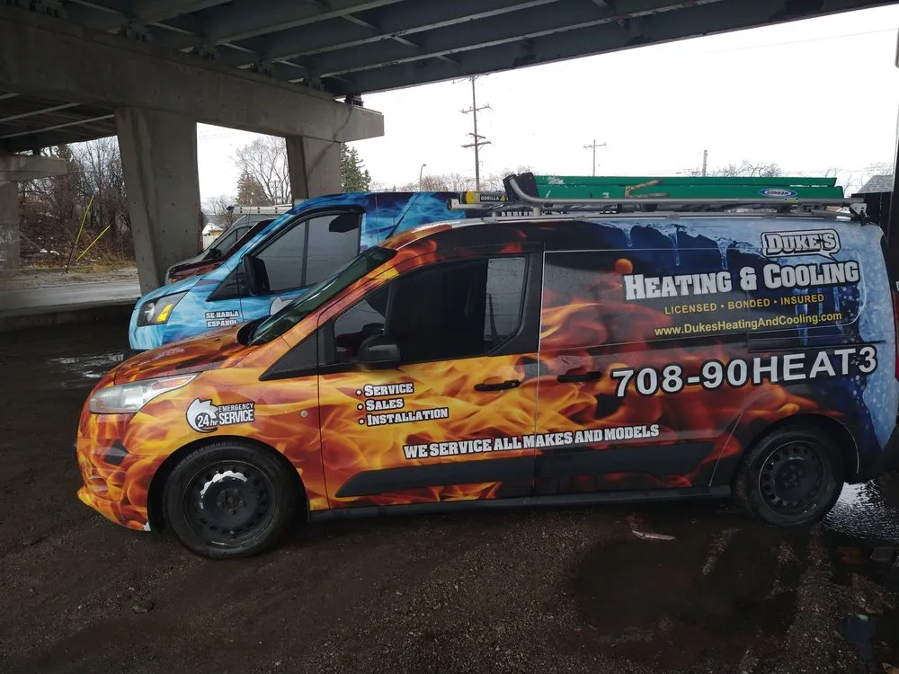 Slide of Dukes Heating