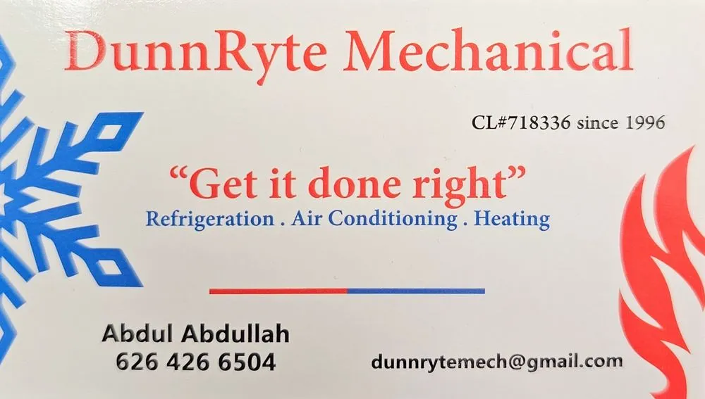 Slide of Dunnryte Mechanical