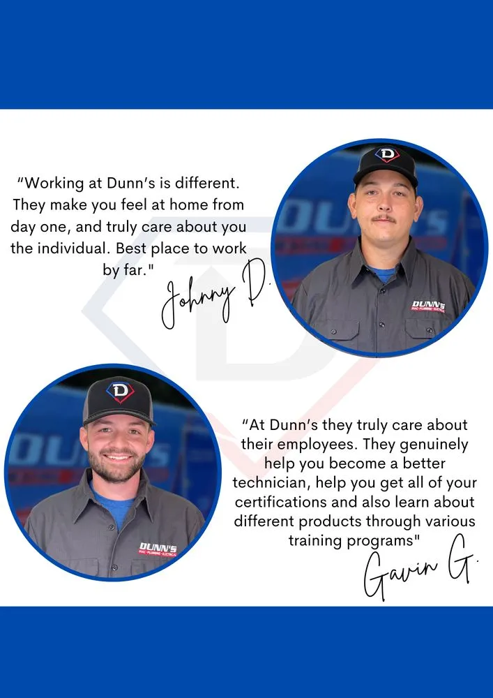 Slide of Dunn's HVAC, Plumbing & Electrical