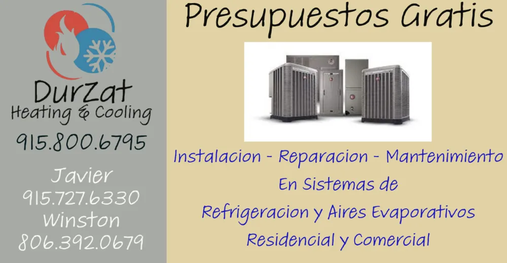 Slide of DurZat Heating & Cooling