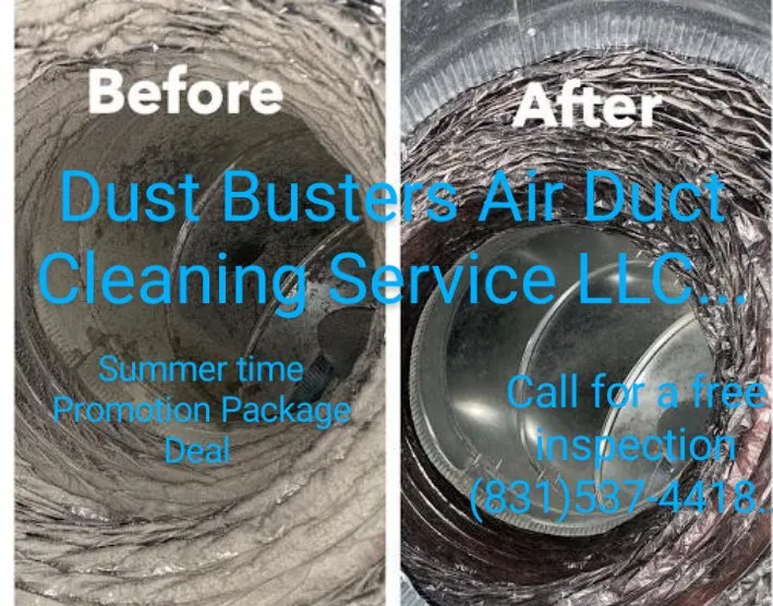 Slide of Dust Busters Air Duct Cleaning Services