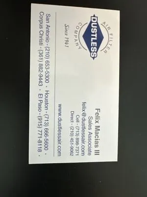 Dustless Air Filter Logo