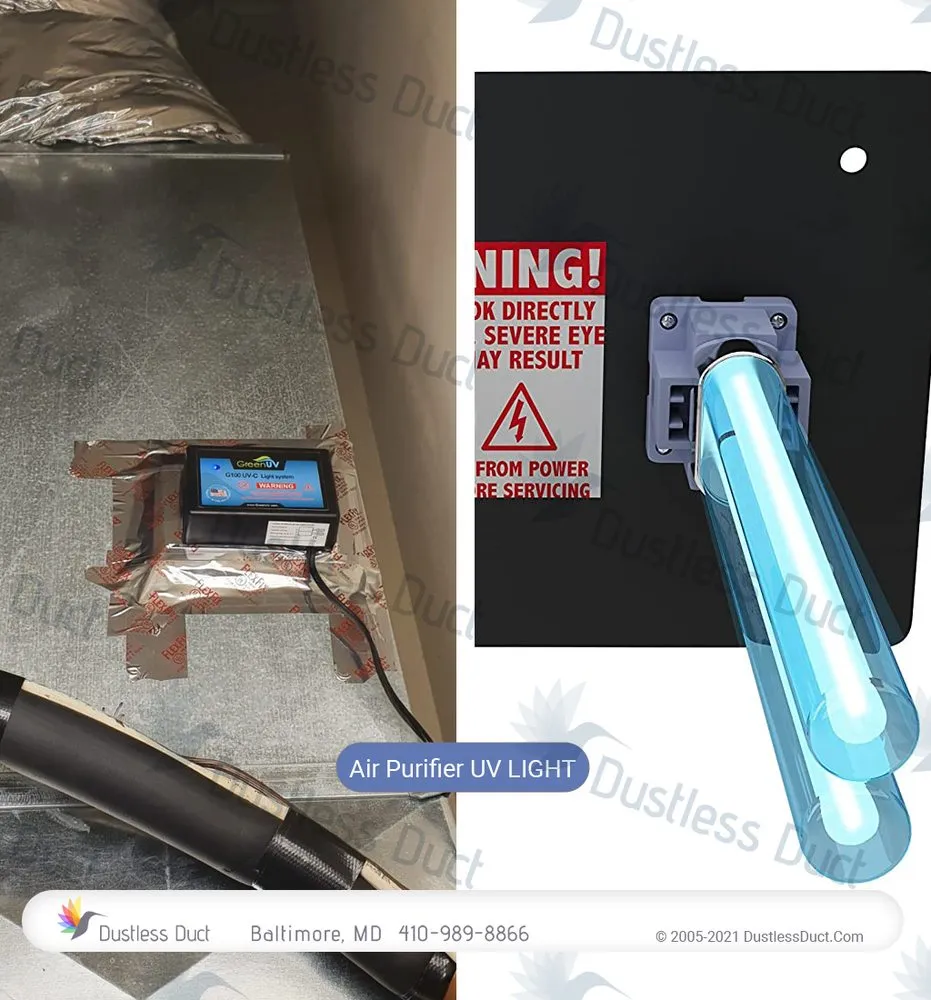 Slide of Dustless Duct of Baltimore