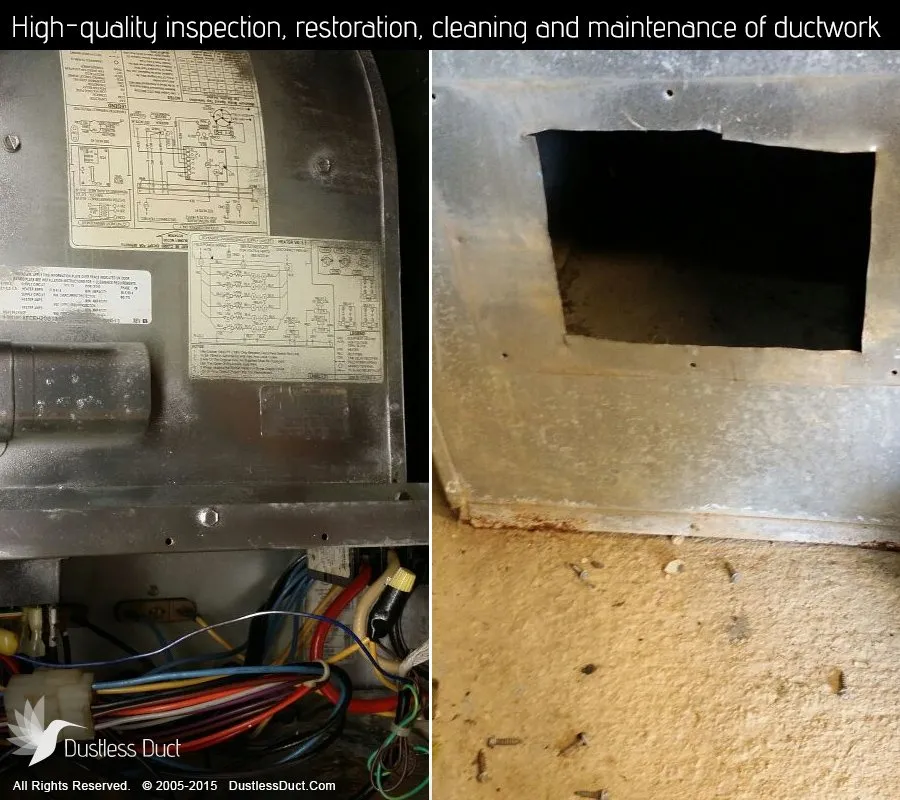 Slide of Dustless Duct of Baltimore