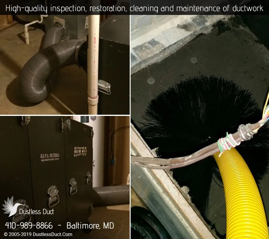 Slide of Dustless Duct of Baltimore