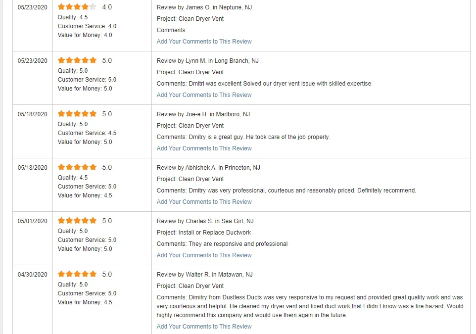 Slide of Dustless Ducts