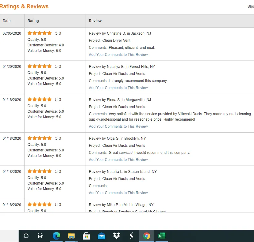 Slide of Dustless Ducts