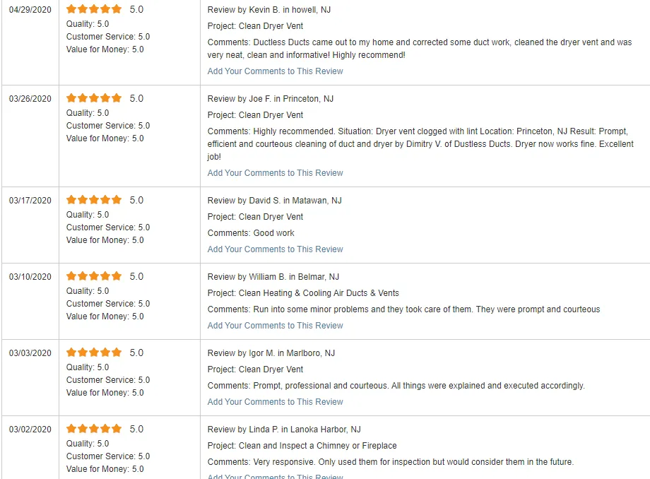 Slide of Dustless Ducts