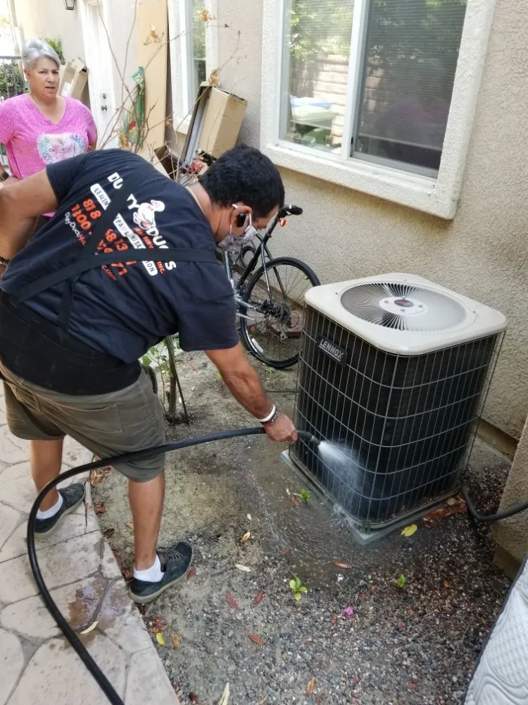 Slide of Dusty Ducts HVAC Services