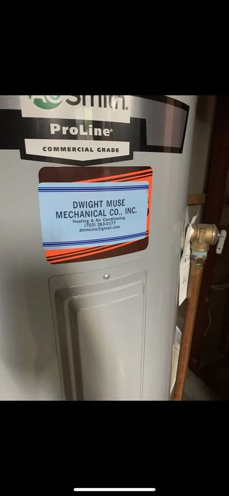 Slide of Dwight Muse Mechanical Company