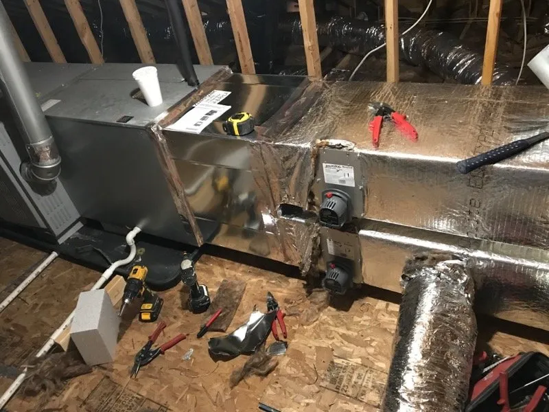 Slide of Dynamic Air Heating & Cooling