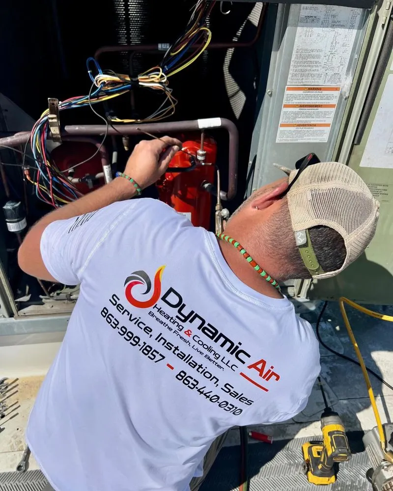 Slide of Dynamic Air Heating & Cooling