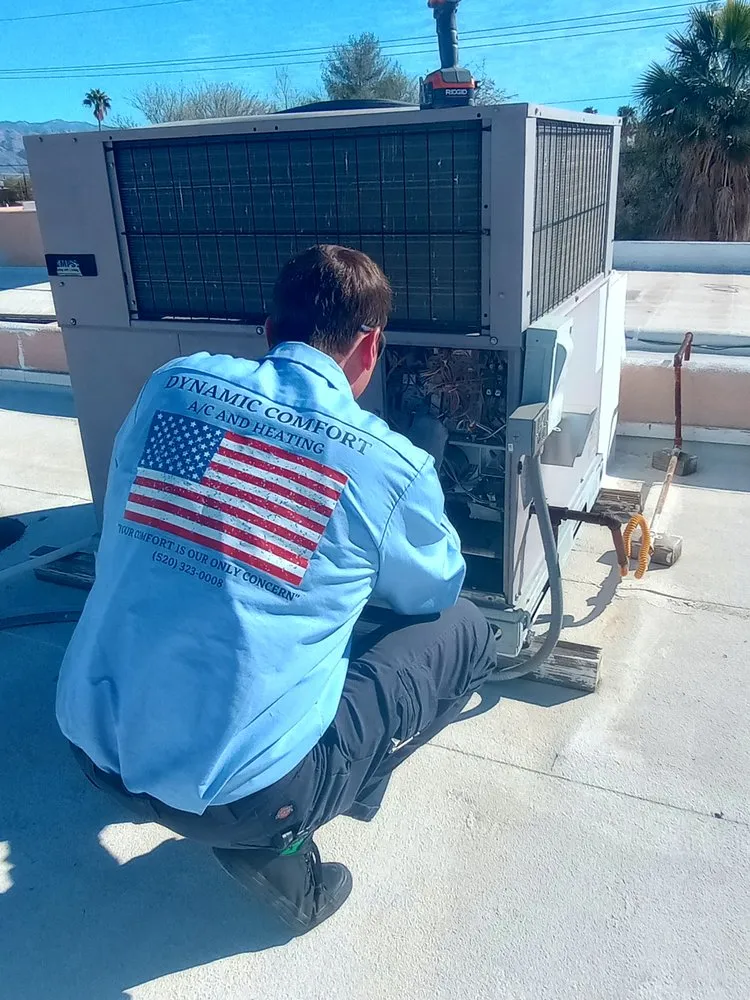 Slide of Dynamic Comfort AC and Heating