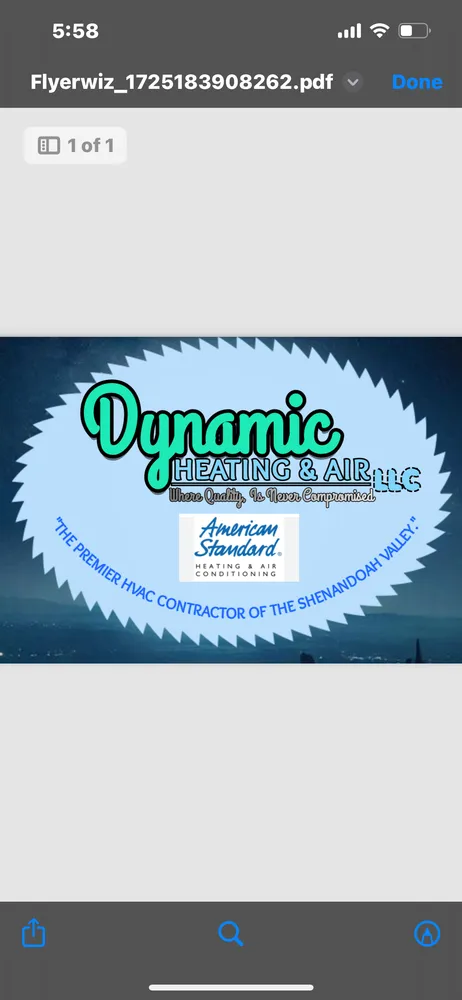 Slide of Dynamic Heating And Air