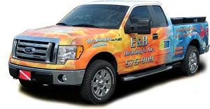 E & B Heating & Air Conditioning Logo
