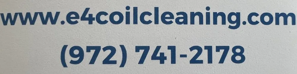 Slide of E4 Coil Cleaning Plus