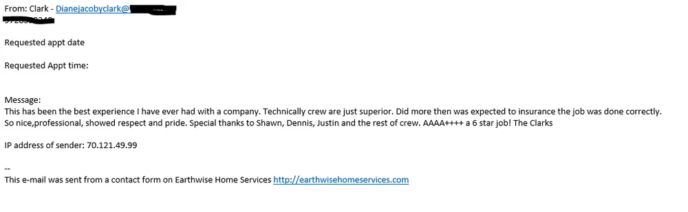 Slide of Earthwise Home Services